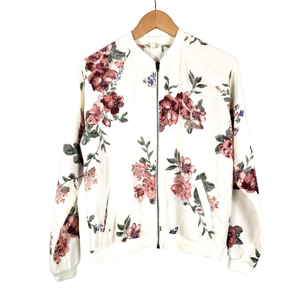 About Girl Floral Bomber Jacket - 5